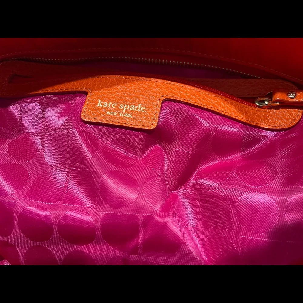 Kate Spade New York Vintage Nylon Tote with Leather Trim. Good condition.